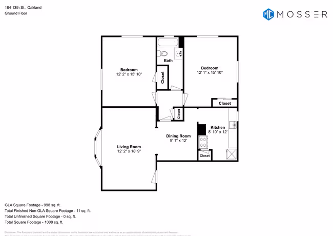 2 Bedroom 408 floor plan